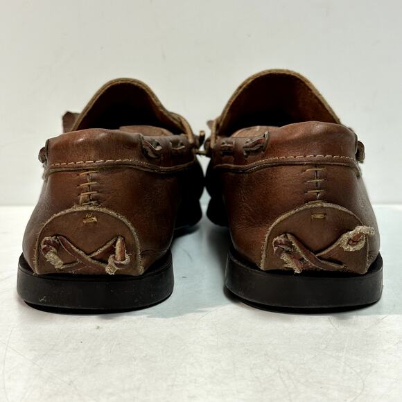 VERY GOOD Rancourt & Co. x Polo Country Handsewn Moccasin Kiltie Loafer USA 11 - Picture 5 of 12